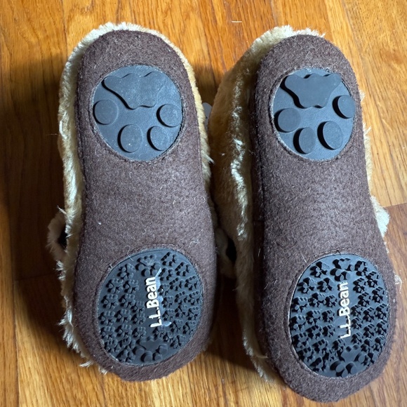 NWT!!! L. L. Bean slippers, Animal Paws Toddlers's Yellow Dog, 11-12 - Picture 8 of 12